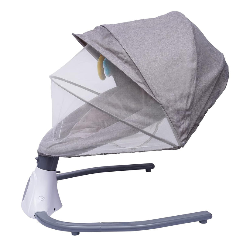 Elektrische Babywippe, Baby Bouncer, Schaukelwippe, Babyschaukel- Schaukel Baby Indoor,Timing-Funkti