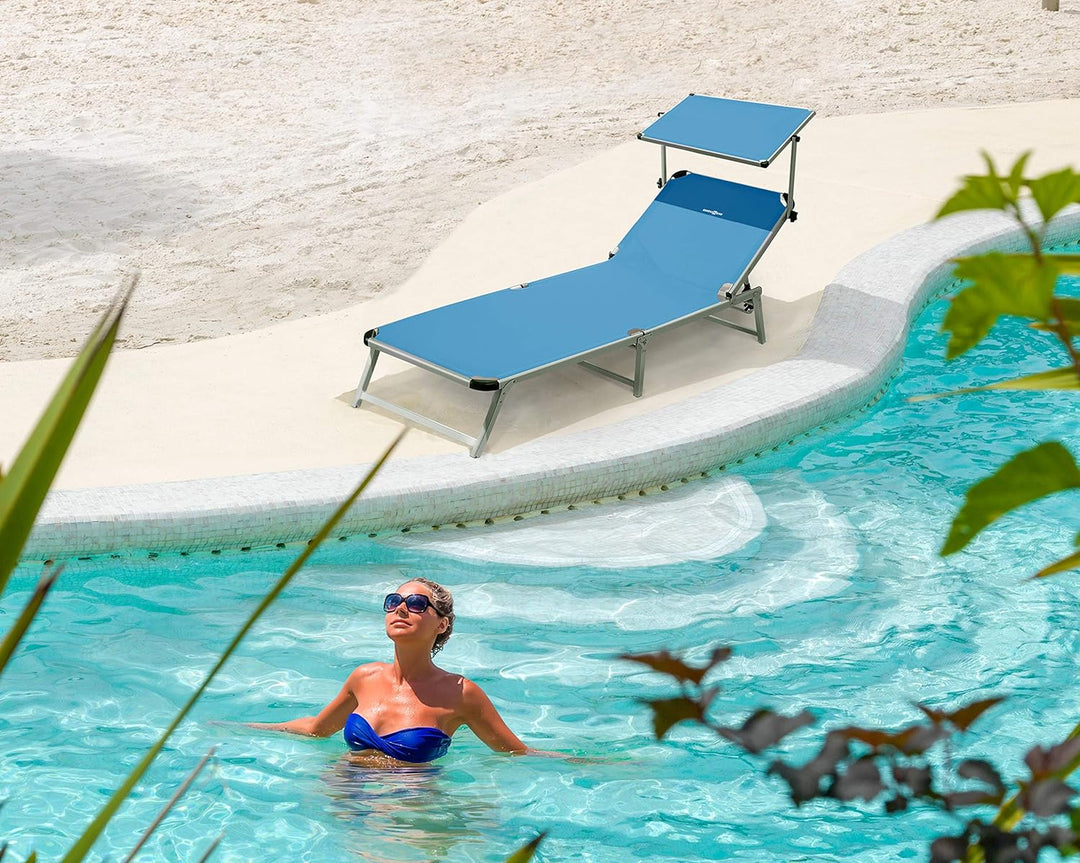 BRUNNER Kinderbett Sonnenschutz Marbella azzrro Azur, Azur