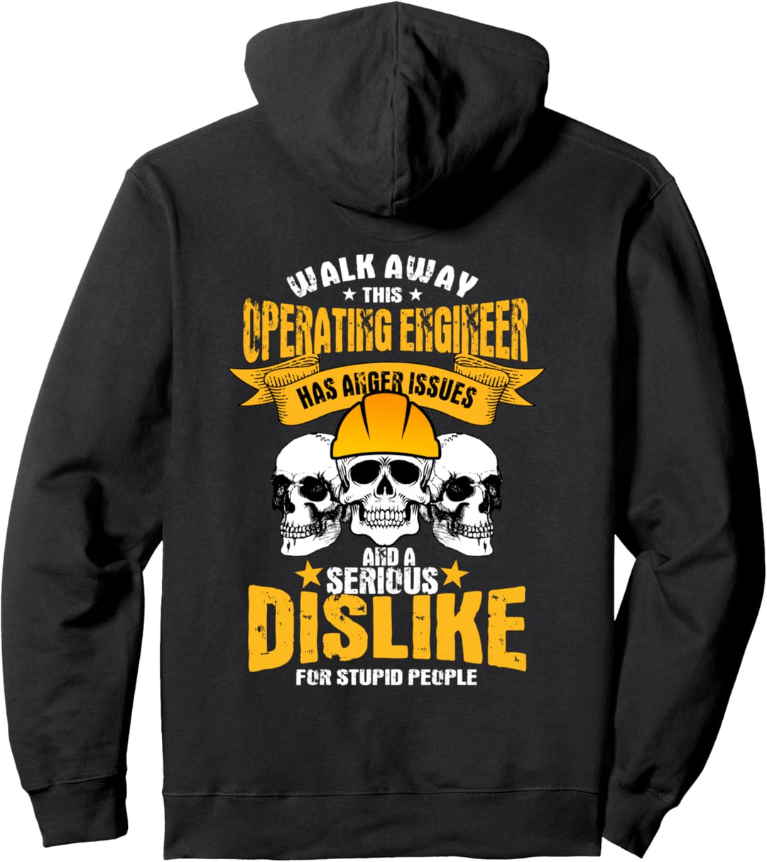 Betriebsingenieure entwerfen auf der Rückseite der Kleidung Pullover Hoodie