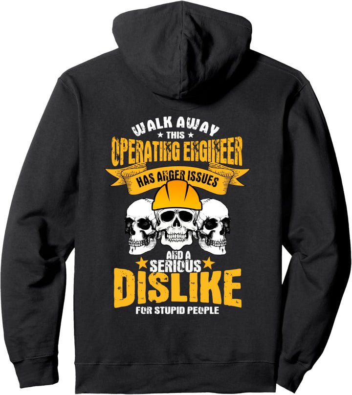 Betriebsingenieure entwerfen auf der Rückseite der Kleidung Pullover Hoodie
