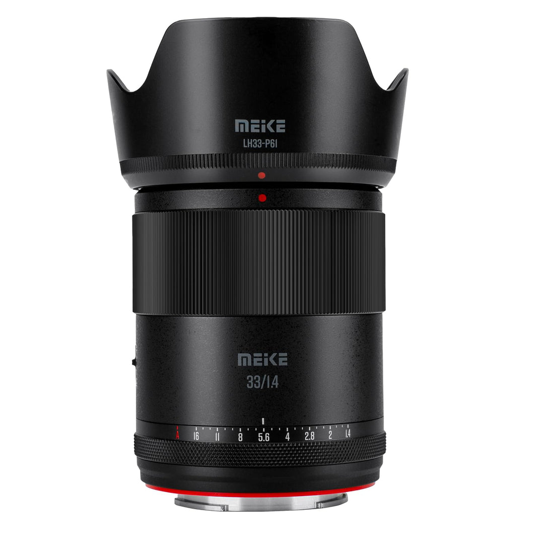 Meike 33 mm F1.4 Autofokus grosse Blende STM Schrittmotor APS-C Portrait Objektiv kompatibel mit Son