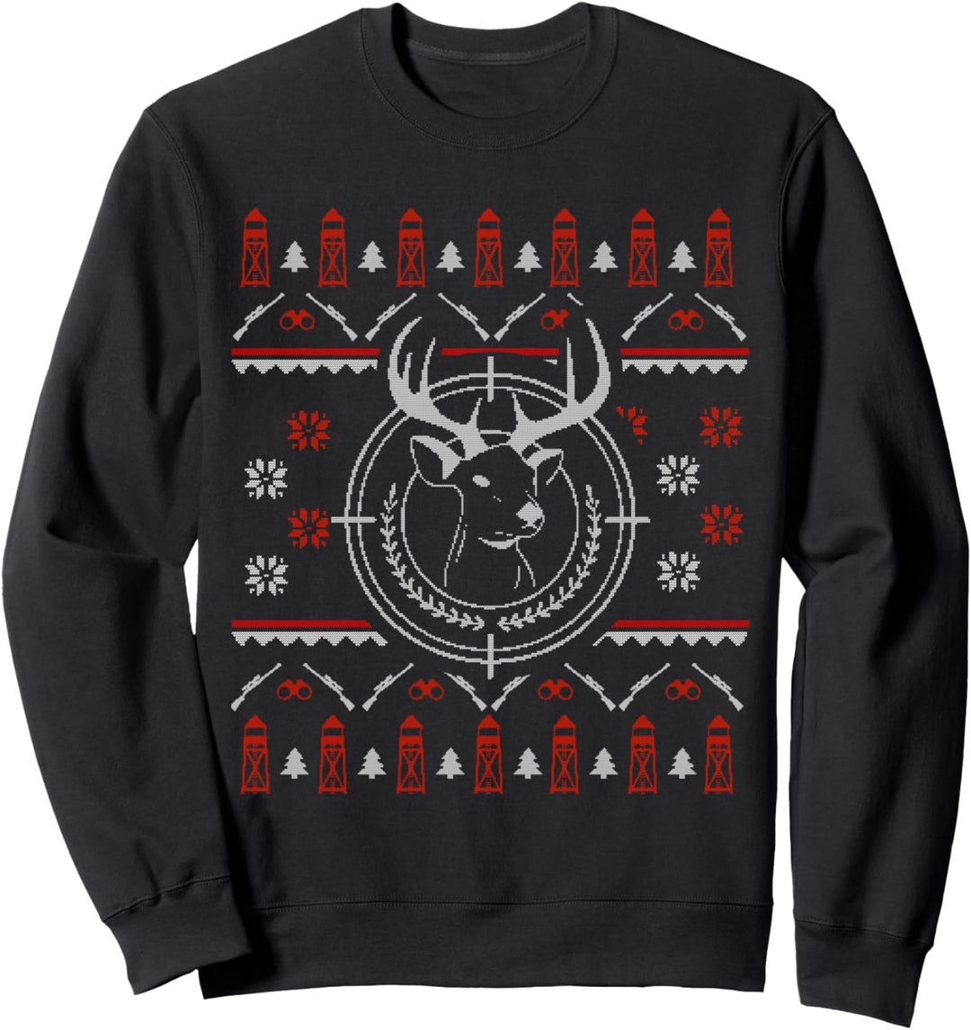 Jagd Ugly Xmas Design für einen Jäger Sweatshirt