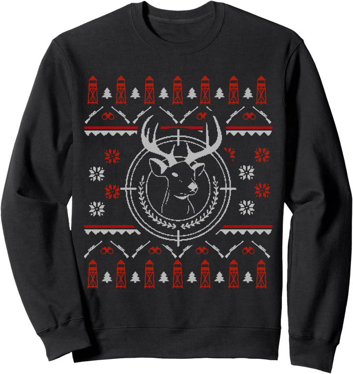 Jagd Ugly Xmas Design für einen Jäger Sweatshirt