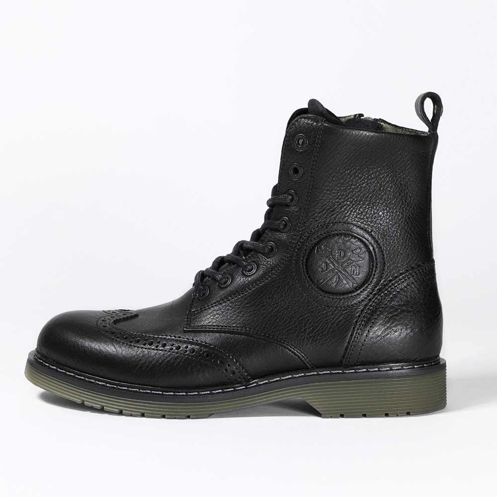 John Doe Motorradschuh Sixty | XTM| Threepoint Protection | Lederstiefel aus Rindsleder | Rutschfest