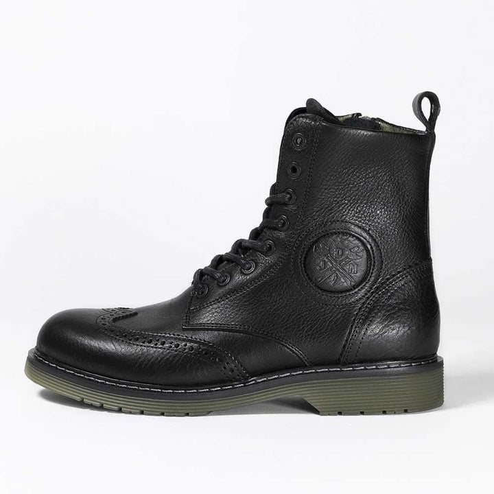 John Doe Motorradschuh Sixty | XTM| Threepoint Protection | Lederstiefel aus Rindsleder | Rutschfest