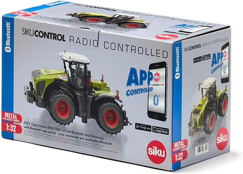 siku 6791, Claas Xerion 5000 TRAC VC Traktor, Grün, Metall/Kunststoff, 1:32, Ferngesteuert, Ohne Fer