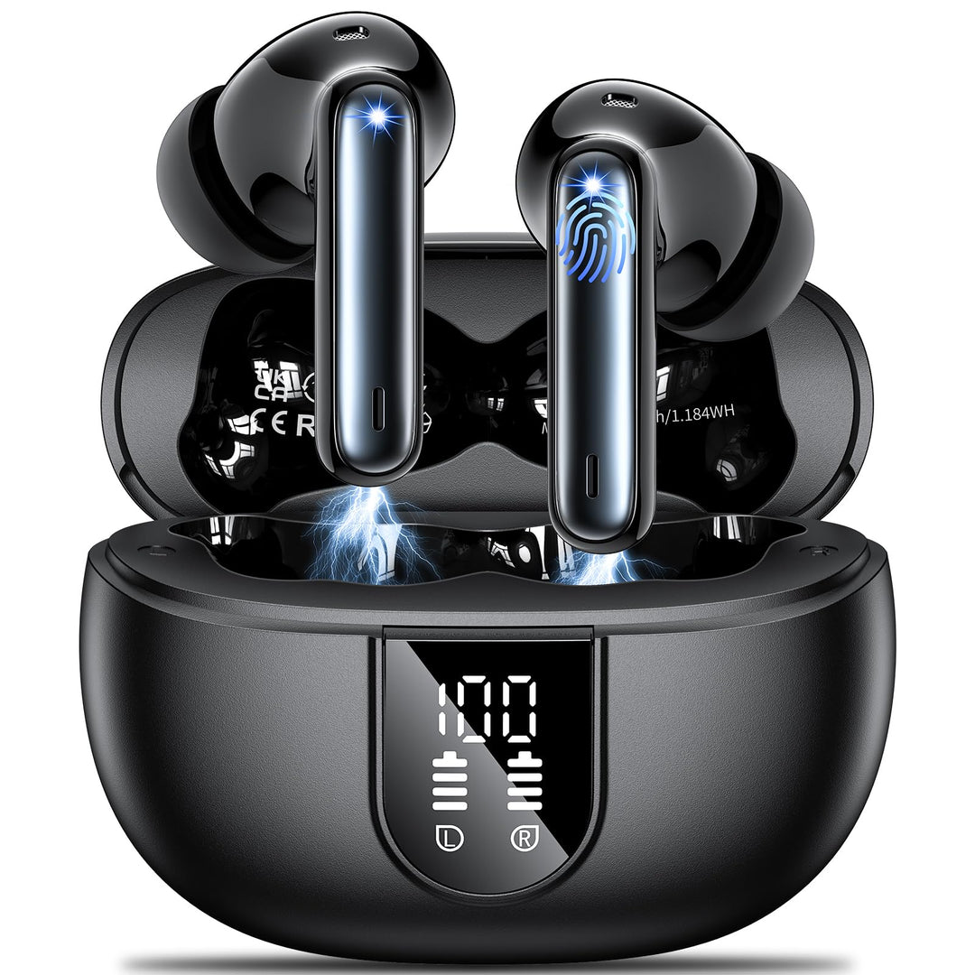Bluetooth Kopfhörer,Kabellose Bluetooth Kopfhörer 5.3 In Ear Kopfhörer,42 Stunden Spielzeit,Sportkop