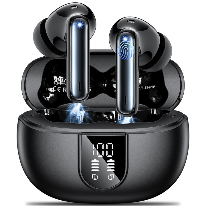 Bluetooth Kopfhörer,Kabellose Bluetooth Kopfhörer 5.3 In Ear Kopfhörer,42 Stunden Spielzeit,Sportkop