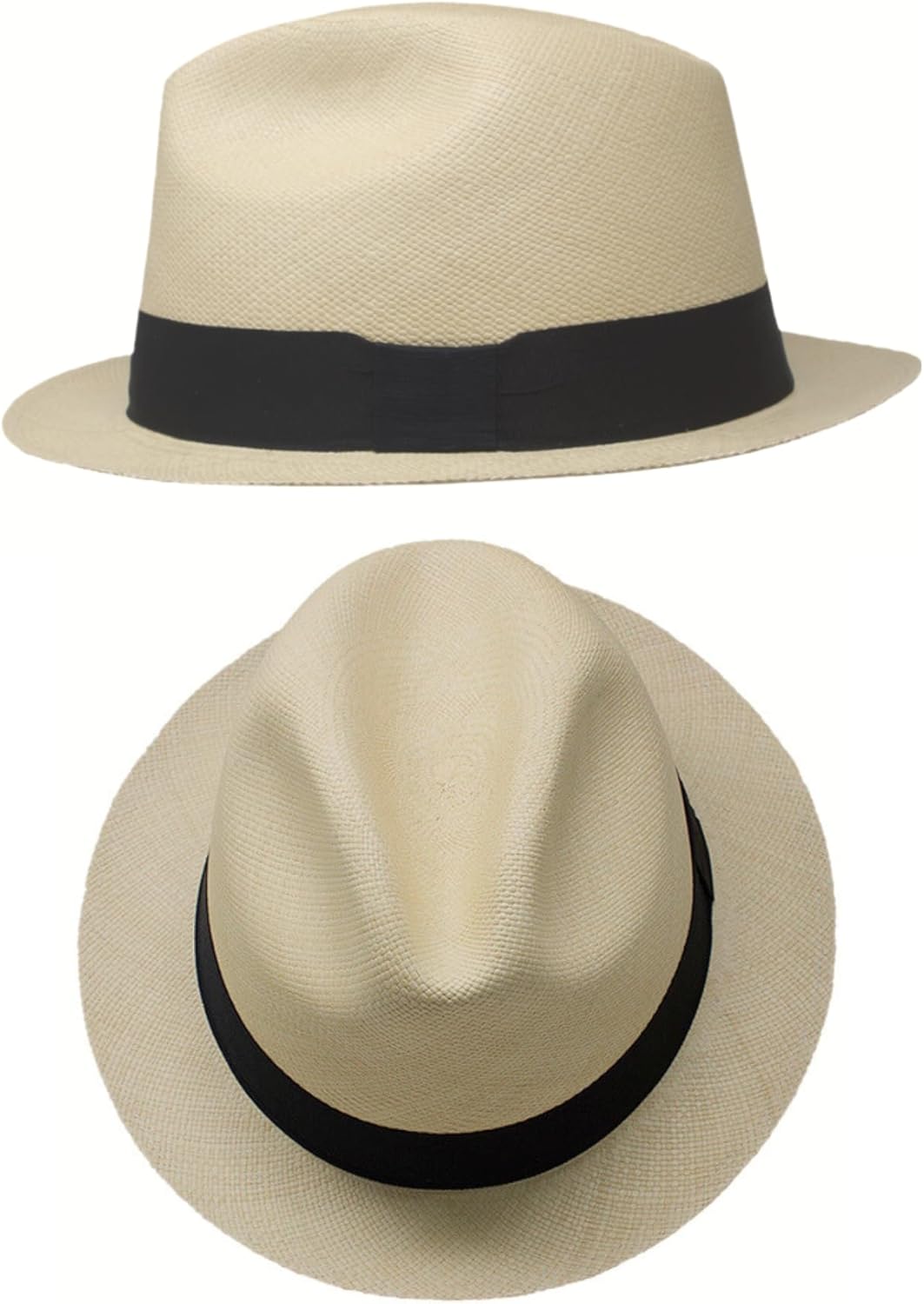 Gamboa Panama Hut UV-Schutz UPF50+ Mit Breite Krempe Herren und Damen Strohhut Borsalino Panamahut 5
