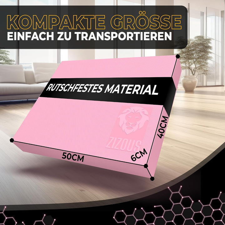Balance Pad - Premium Balance Kissen für Gleichgewichtsübungen - Rutschfestes Balancekissen Physioth