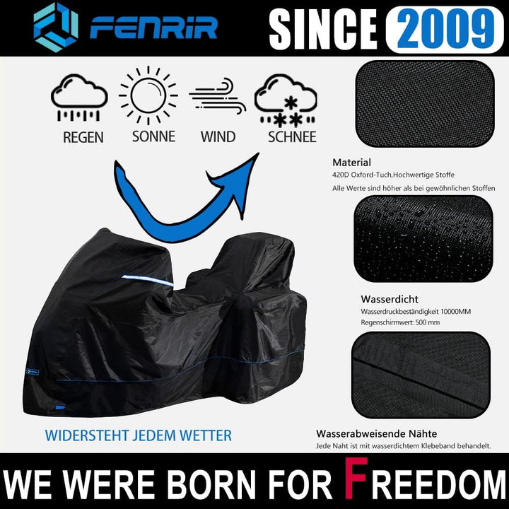 FENRIR 230CM 420D Motorrad abdeckplane motorradabdeckungen motorradabdeckung Outdoor wasserdicht mot