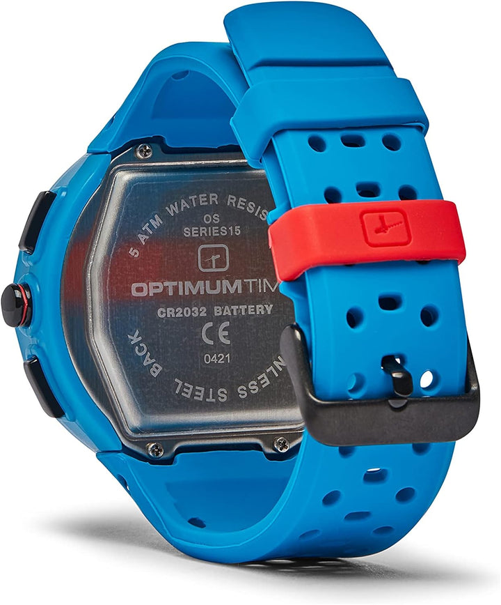 Optimum Time Series 15 Segelyacht- und Dinghy-Uhr - Blau - Unisex - Blaues verstärktes, Robustes ABS
