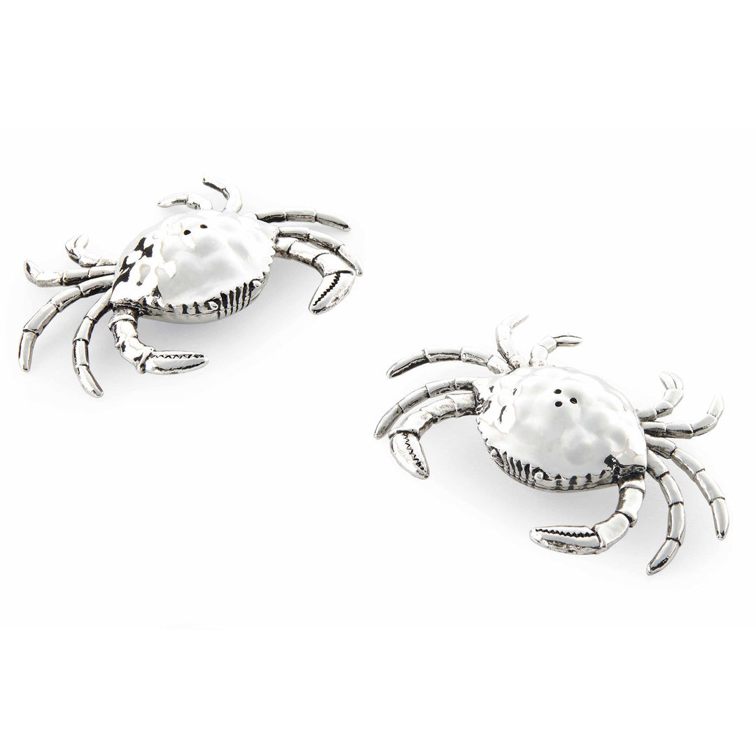 Mud Pie Salz- und Pfefferstreuer-Set, Krabbe, silberfarben Mud Pie 4501005 Crab Salt and Pepper Shak