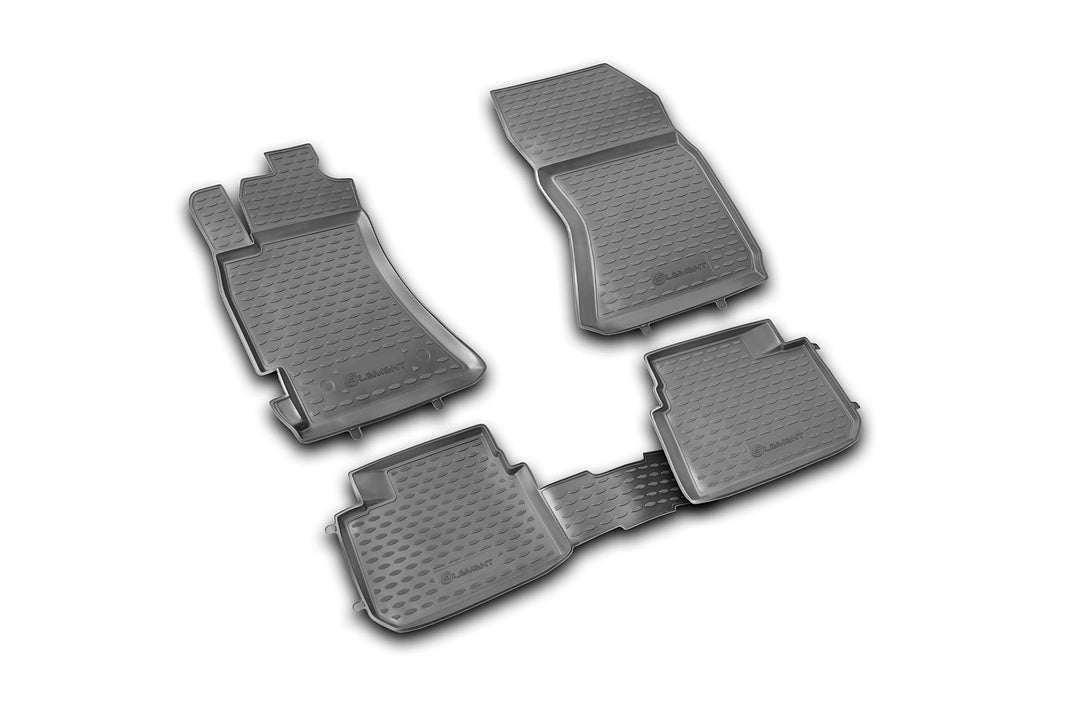 Element Gummimatten Passgenaue Fussmatten 2008-2013 4tlg SUBARU Forester, 2008-2013, SUV 5 Türen, SU