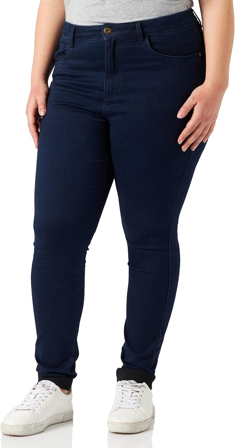 ONLY Damen Skinny-fit-Jeans 44W / 30L Blau (Dark Blue Denim Dark Blue Denim), 44W / 30L Blau (Dark B