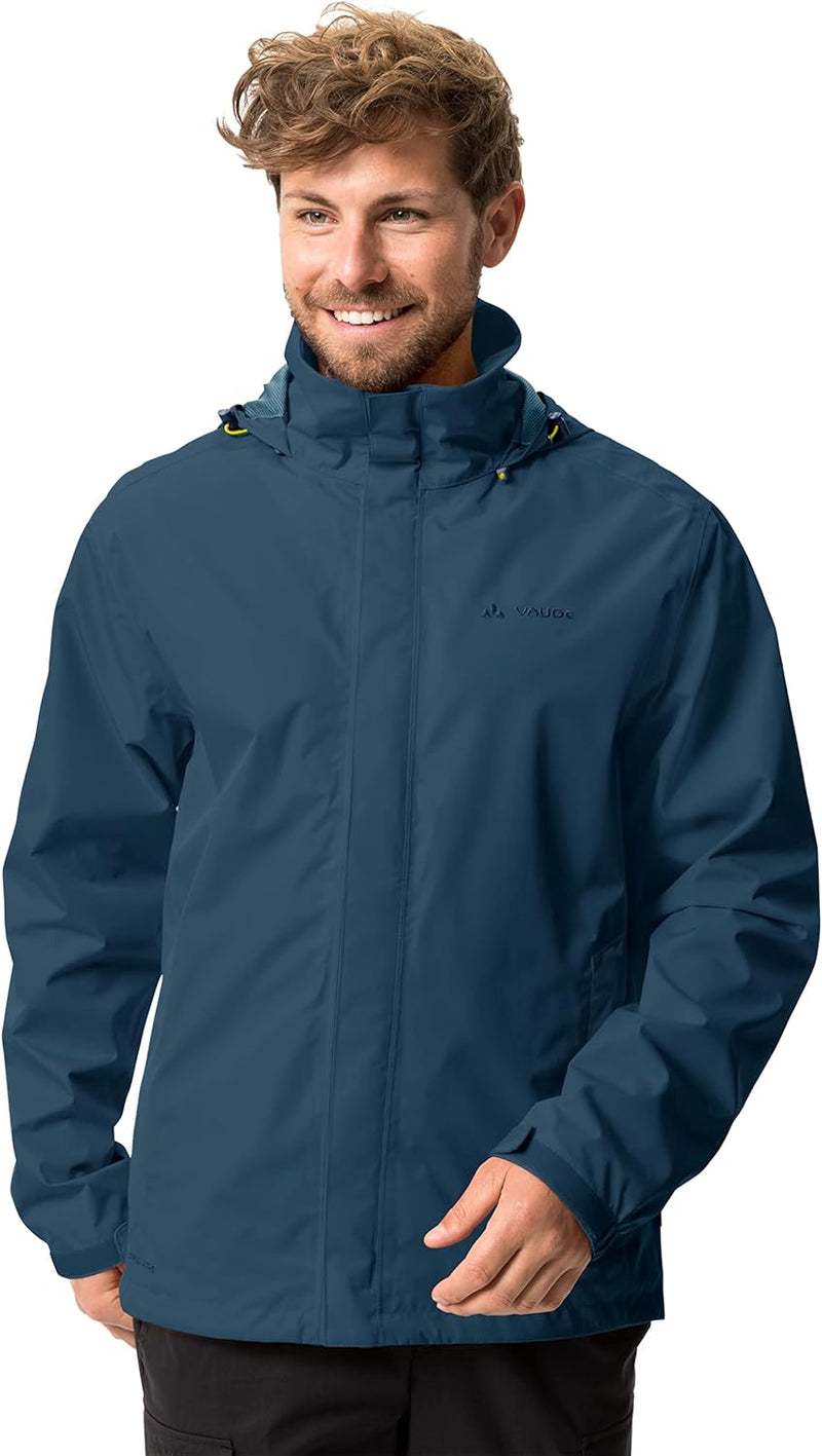 VAUDE Regenjacke Herren Escape Light, wasserabweisende Outdoor-Jacke, atmungsaktiver Windbreaker mit