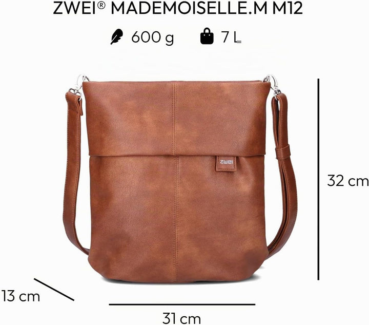 Zwei MADEMOISELLE M12 Cognac, Cognac