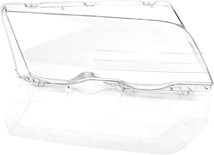 LST 2x Scheinwerferglas Streuscheibe Halogen Xenon links rechts Set kompatibel mit BMW 3er E46 Limou