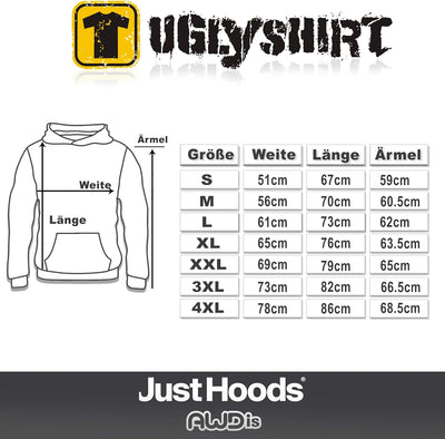 uglyshirt89 Frieden, Freiheit Keine Diktatur Herren Kapuzenpullover| Corona Hoodie Lustig - Ungeimpf