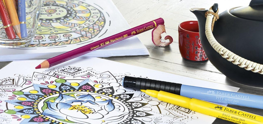 Faber-Castell 167137 - Tuschestift Pitt Artist Pen, 8er Kunststoffetui, schwarz 1 8 stück (1er Pack)