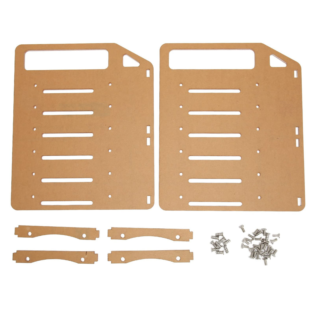 Bewinner 3,5 Zoll DIY-Festplatten Halterung, Mehrlagiges Genaues Montage Loch Acryl-Festplatten Stän