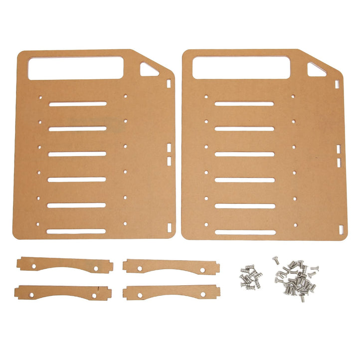 Bewinner 3,5 Zoll DIY-Festplatten Halterung, Mehrlagiges Genaues Montage Loch Acryl-Festplatten Stän