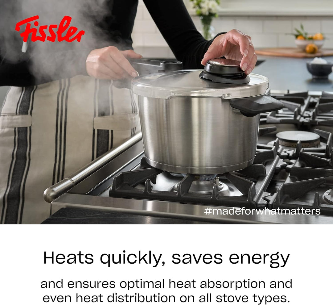 Fissler Vitavit Premium / Schnellkochtopf-Set, 4-teilig (4,5l - Ø 22 cm & Schnellbratpfanne 2,5l - Ø