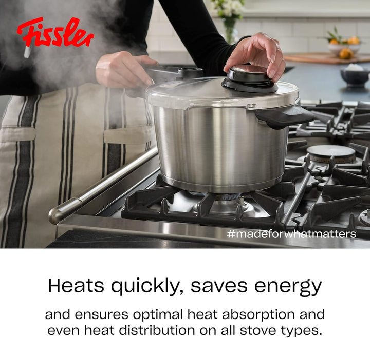 Fissler Vitavit Premium / Schnellkochtopf-Set, 4-teilig (4,5l - Ø 22 cm & Schnellbratpfanne 2,5l - Ø