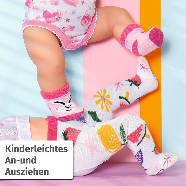 Baby Born Strumpfhose und Socken im Set für 43 cm Puppen, Set Nicht frei wählbar 836064 Zapf Creatio