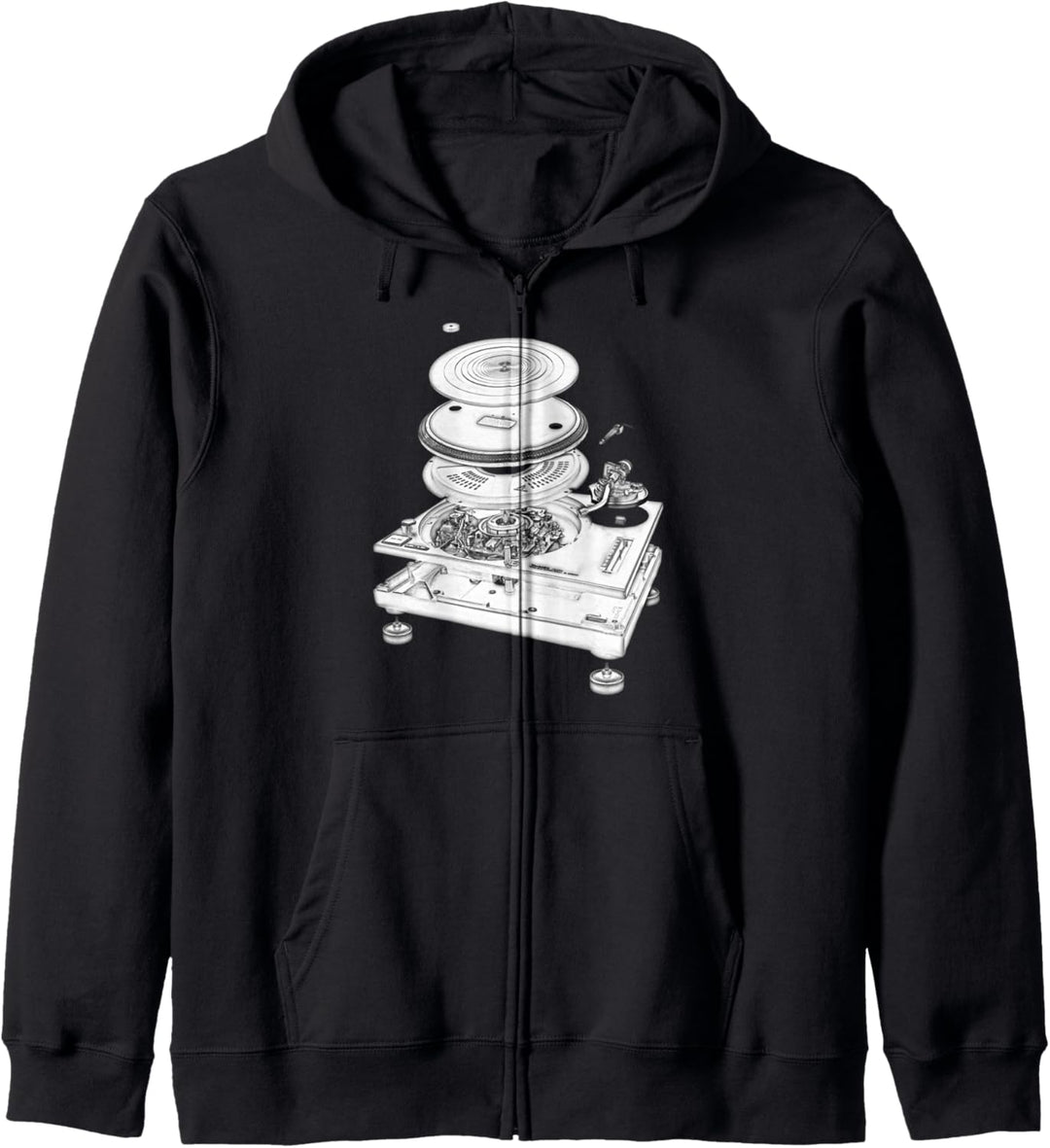 1210 Exploded Sketch Kapuzenjacke