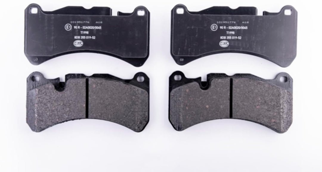 HELLA PAGID 8DB 355 019-521 Bremsbelagsatz - T1998 - Dicke/Stärke: 16.2mm - Bremssystem: Brembo - fü