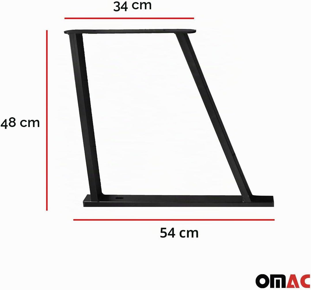 OMAC 2X Konsolen Kompitabel mit Multiflexboard T6 Multivan 2015-2023 | Halterung Zuschnittvorlage Zu