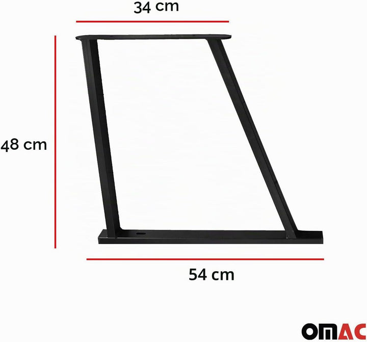 OMAC 2X Konsolen Kompitabel mit Multiflexboard T6 Multivan 2015-2023 | Halterung Zuschnittvorlage Zu