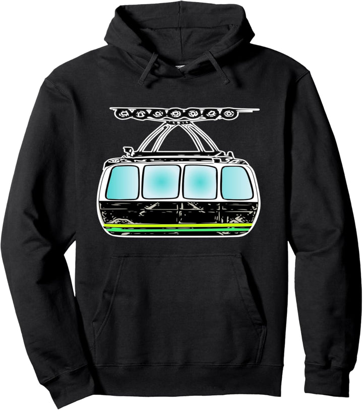 Seilbahn Hoodie für Gondel und Bergbahn fans Pullover Hoodie