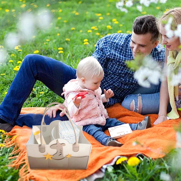 Baby-Windel-Caddy Organizer | Baby-Caddy Organizer | Filz-Baby-Windel-Caddy Kinderzimmer Aufbewahrun