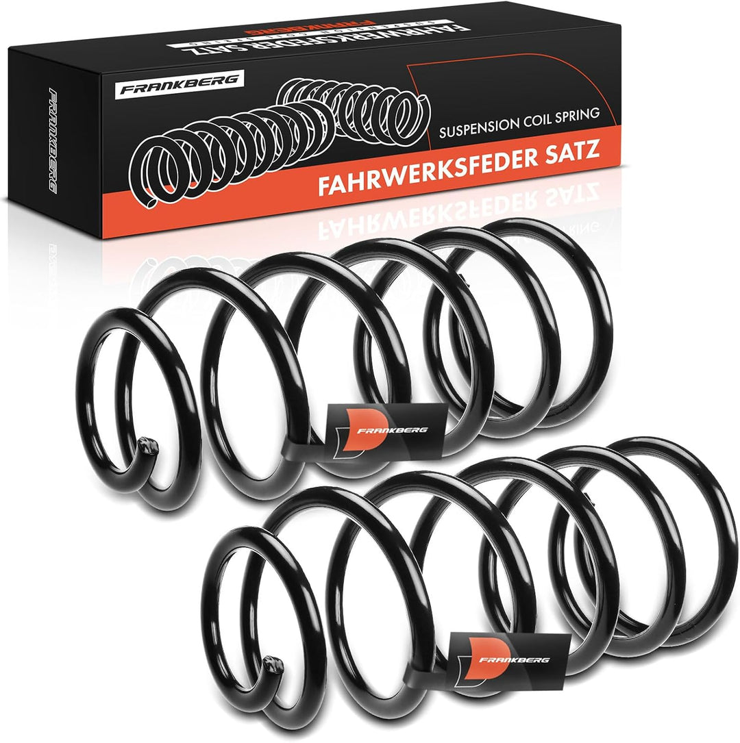 Frankberg 2x Federn Fahrwerksfeder Hinterachse Kompatibel mit Land Cruiser 90_J9_ 1996-2002 SUV Repl
