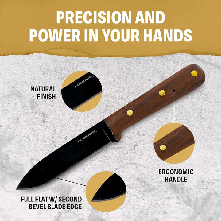 Condor Tool & Knife SOLOBOLO Messer, 1075 Carbonstahl, Mehrfarbig, One Size