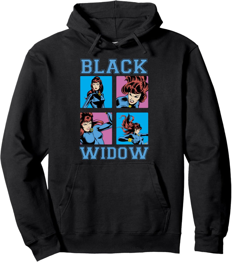 Marvel Black Widow Perfect Hair Comic Panels Pullover Hoodie