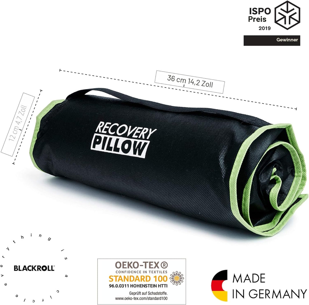 BLACKROLL® Recovery Pillow (50 x 30 cm), orthopädisches Kissen für erholsamen Schlaf, ergonomisches