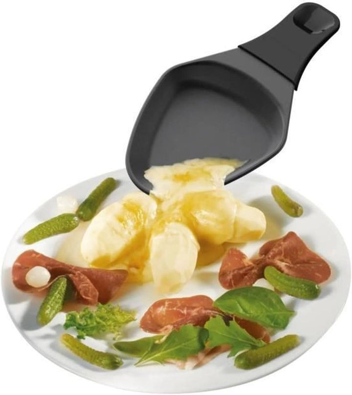 Moulinex Crêpier 6 Coupelles Accessimo RE151812 Raclette Plancha Crêpes-Pfanne, 6 Schälchen, Schwarz