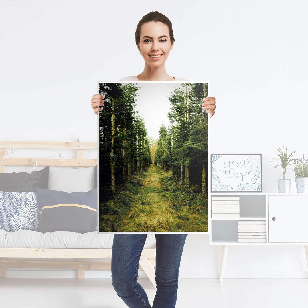 Kühlschrank Sticker I Dekoration für Kühlschrankfront - Klebesticker Aufkleber selbstklebend I Deko