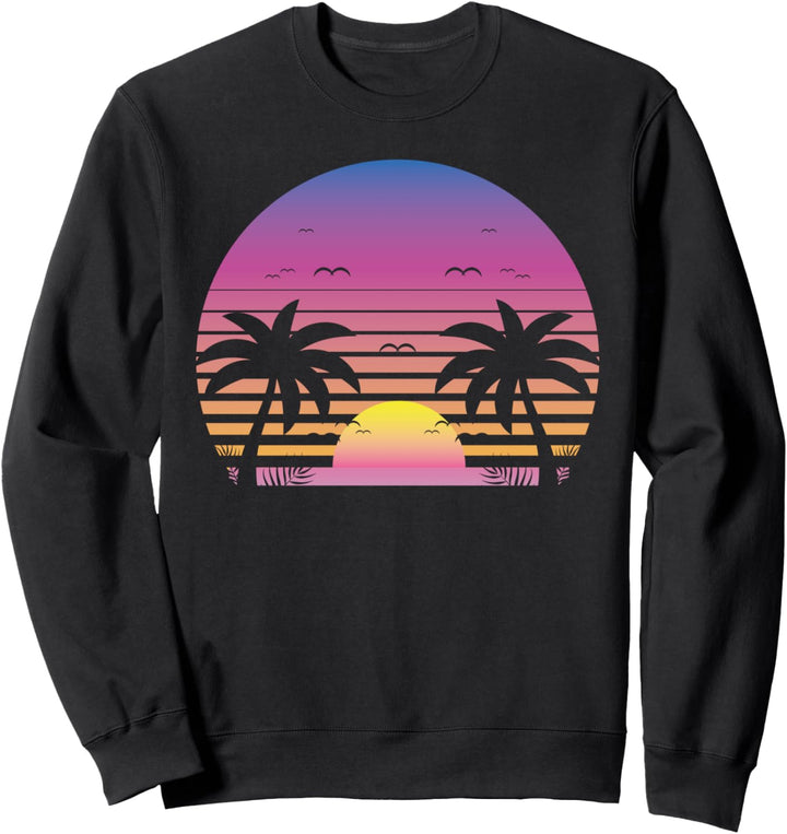Vaporwave Aesthetic Synthwave 1980er Retro Kunst Vaporwave Sweatshirt