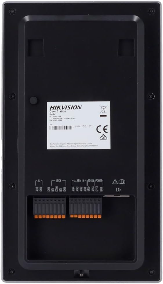Hikvision Villa Door 2MP WiFi PoE IP Video Intercom 1 Buttons with MF Card Opening 1 Relays Surface