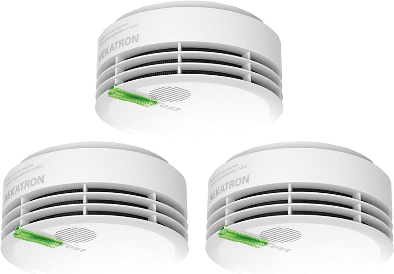Hekatron 31-5000020-13-01 Rauchmelder Genius PLUS mit integrierter Batterie (10 Jahre Lebensdauer) –
