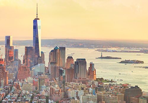murando - Wandbilder XXL New York 90x30 cm 1 tlg - Wand Deko Vlies Leinwand Bilder Gross Wanddeko Wo