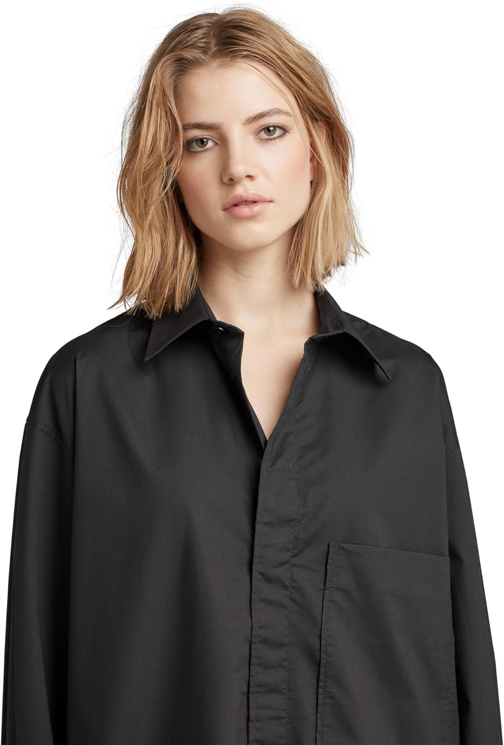 G-Star Damen Oversized Boyfriend Shirt S Schwarz (Dk Black D22492-d308-6484), S Schwarz (Dk Black D2