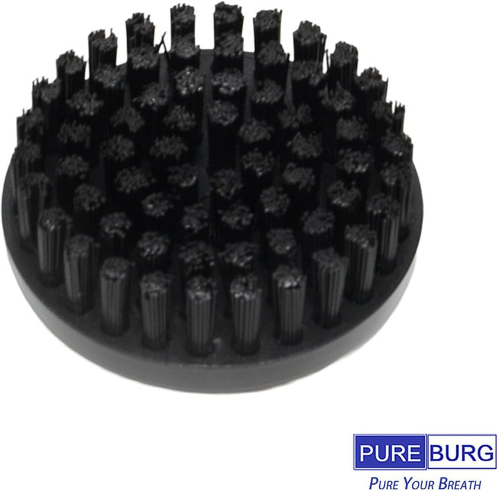 PUREBURG Ersatzbürsten Set Kompatibel mit Philips Sneaker Cleaner GCA1000/60 – 6-teilig (2× Hart, 2×
