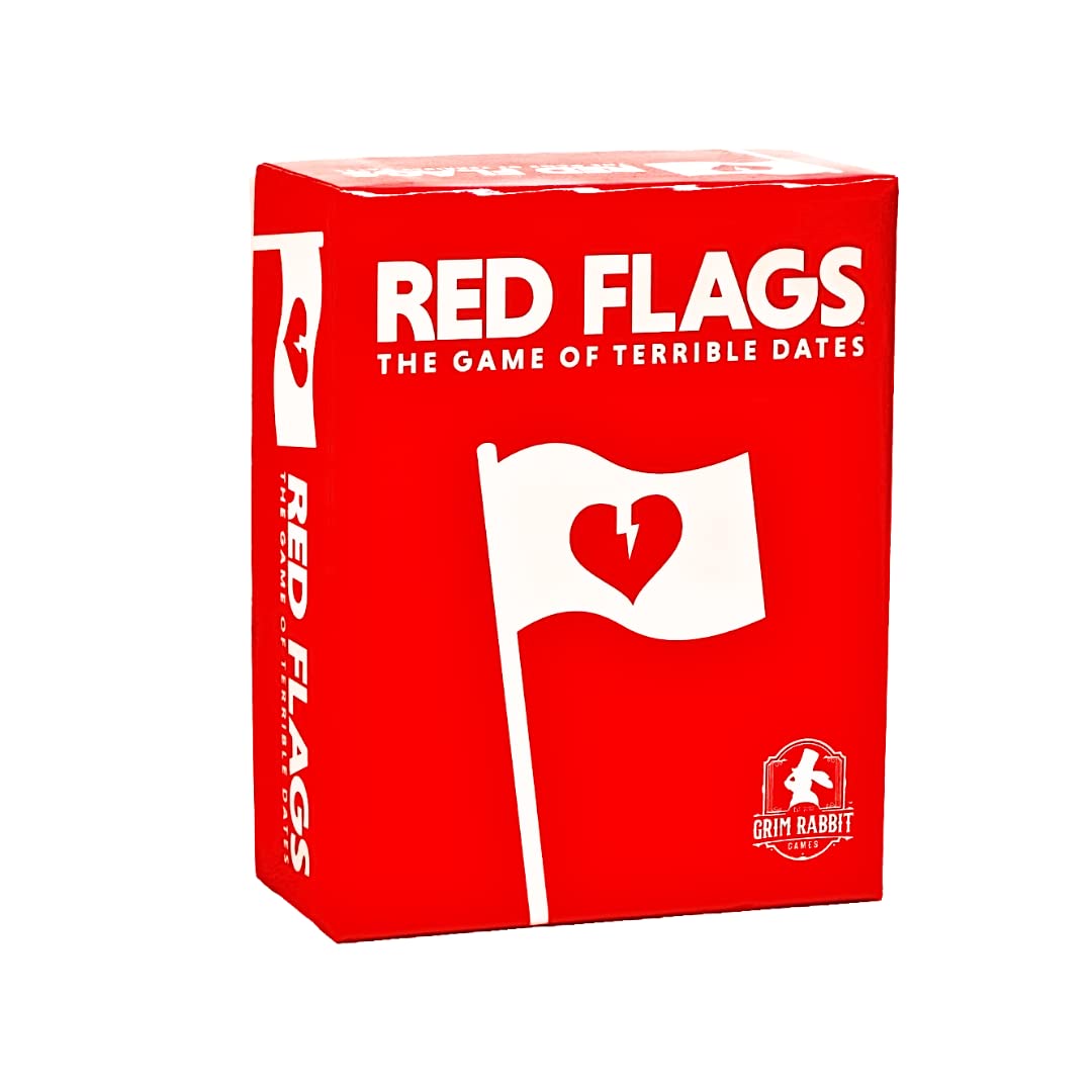 Rote Flaggen: The Game of Terrible Dates | Lustiges Kartenspiel/Partyspiel für Erwachsene, 3–10 Spie