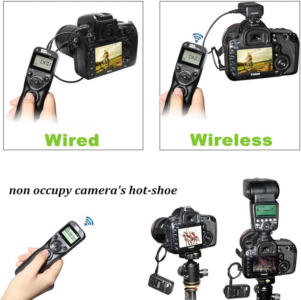 Pixel TW-283 RR-90 Kabellose Kamera Auslöser Fernsteuerung Intervalometer Fernauslöser für Fujifilm