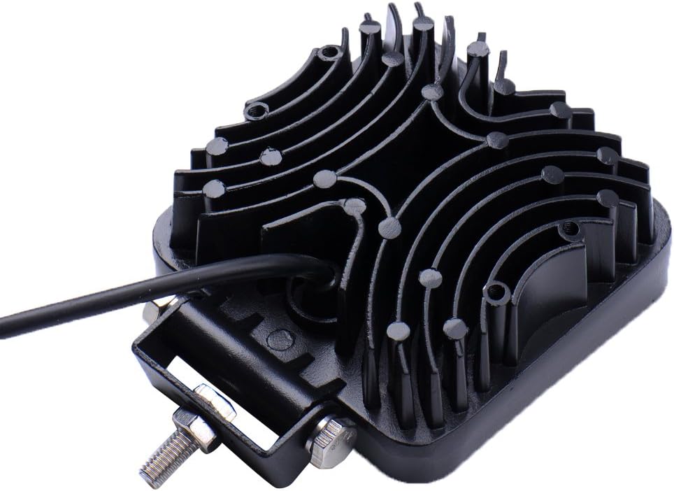 Aoklea 4X 48W 16 LEDs IP67 Flutlicht LED Arbeitsscheinwerfer Aussenstrahler Offroad Lampe Zusatzsche